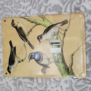 Vintage Metal Bird Calendar